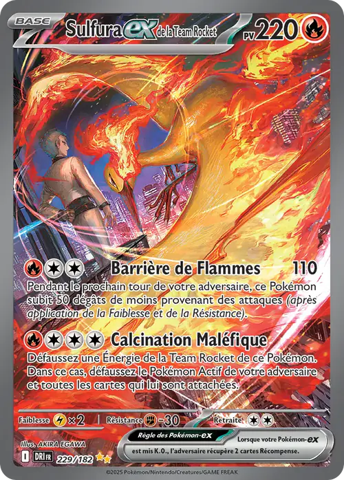 Sulfura ex de la Team Rocket Stamp