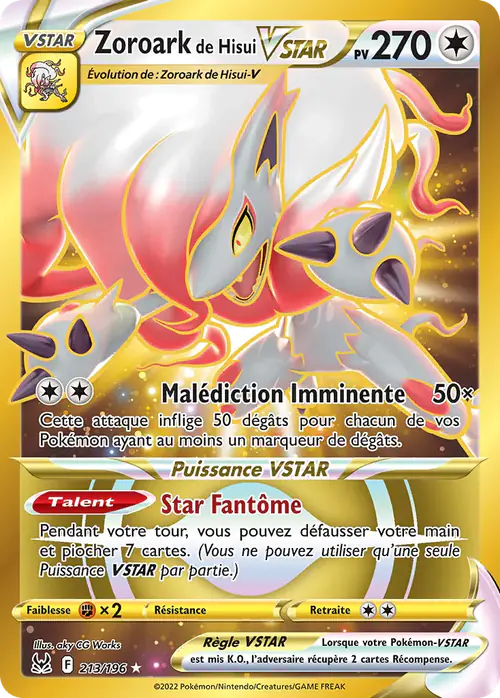 Zoroark de Hisui VSTAR
