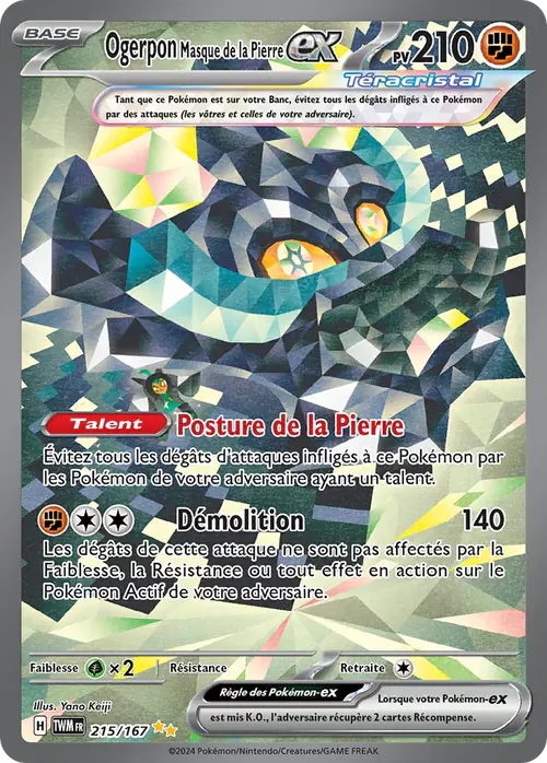 Ogerpon Masque de Pierre ex
